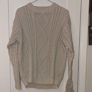 Belly Cable Knit Sweater